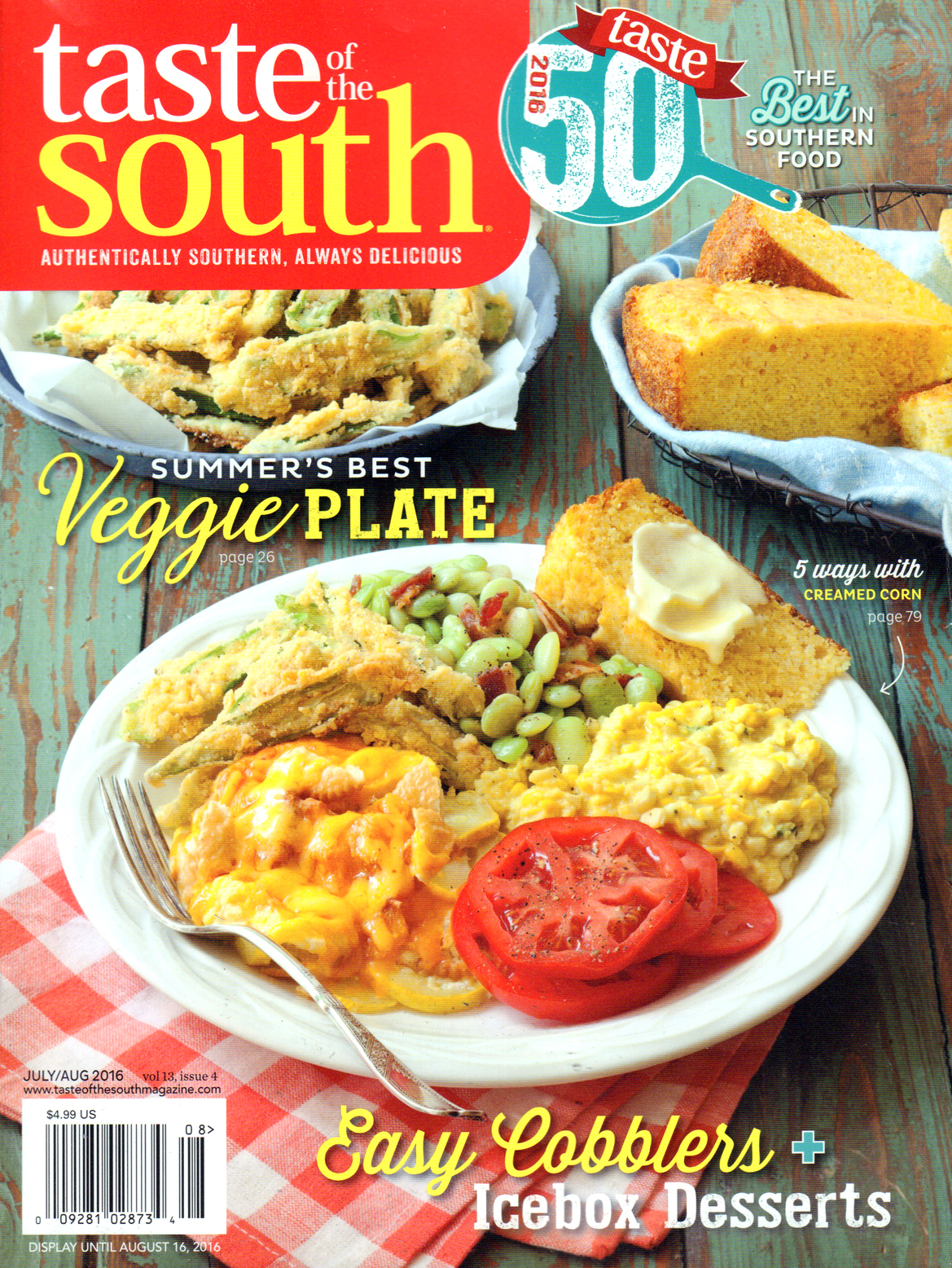 Taste-of-the-South July 01, 2016 Issue Cover