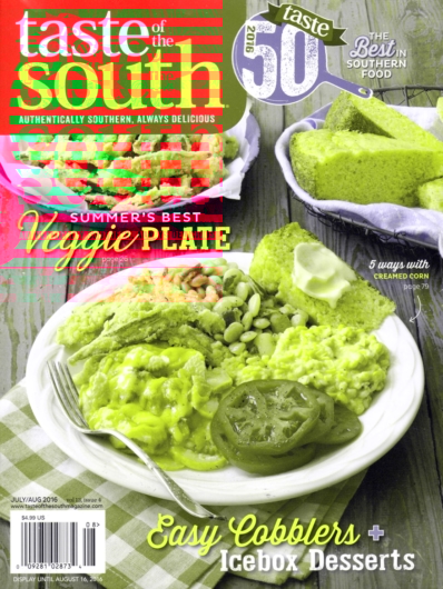 Taste of the South July 01, 2016 Issue Cover