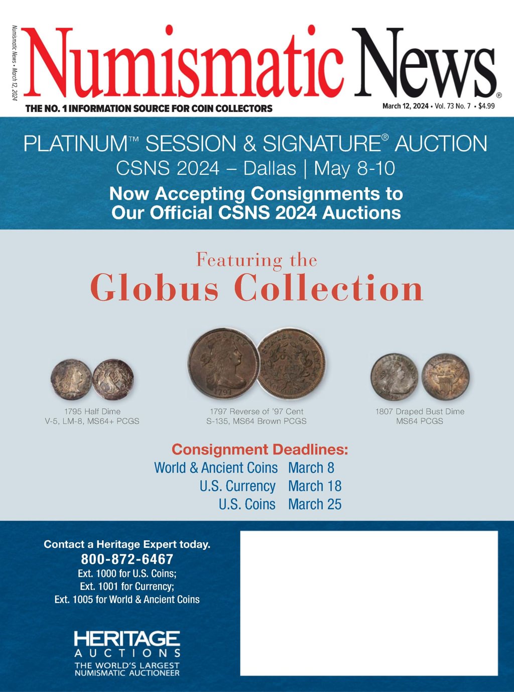 Numismatic-News March 12, 2024 Issue Cover