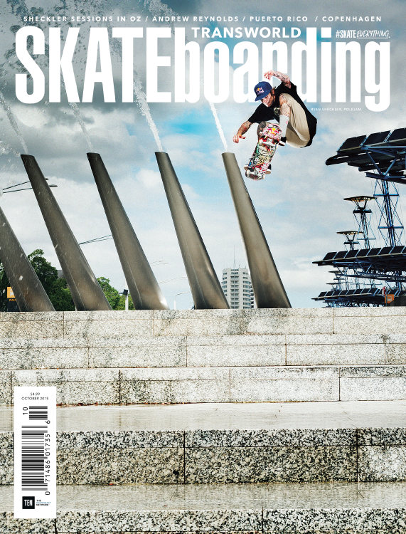 Transworld-SKATEboarding October 01, 2015 Issue Cover