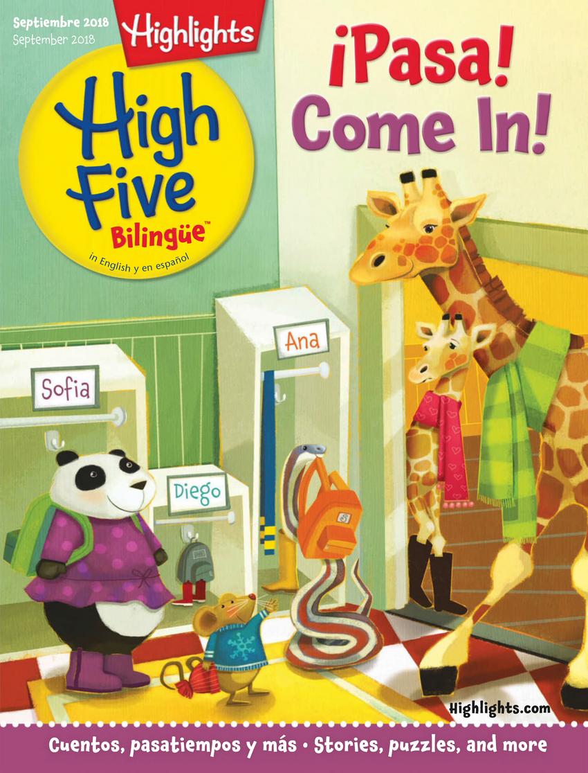 Highlights-High-Five-Bilingue September 01, 2018 Issue Cover
