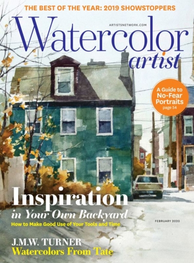 Watercolor Artist February 01, 2020 Issue Cover