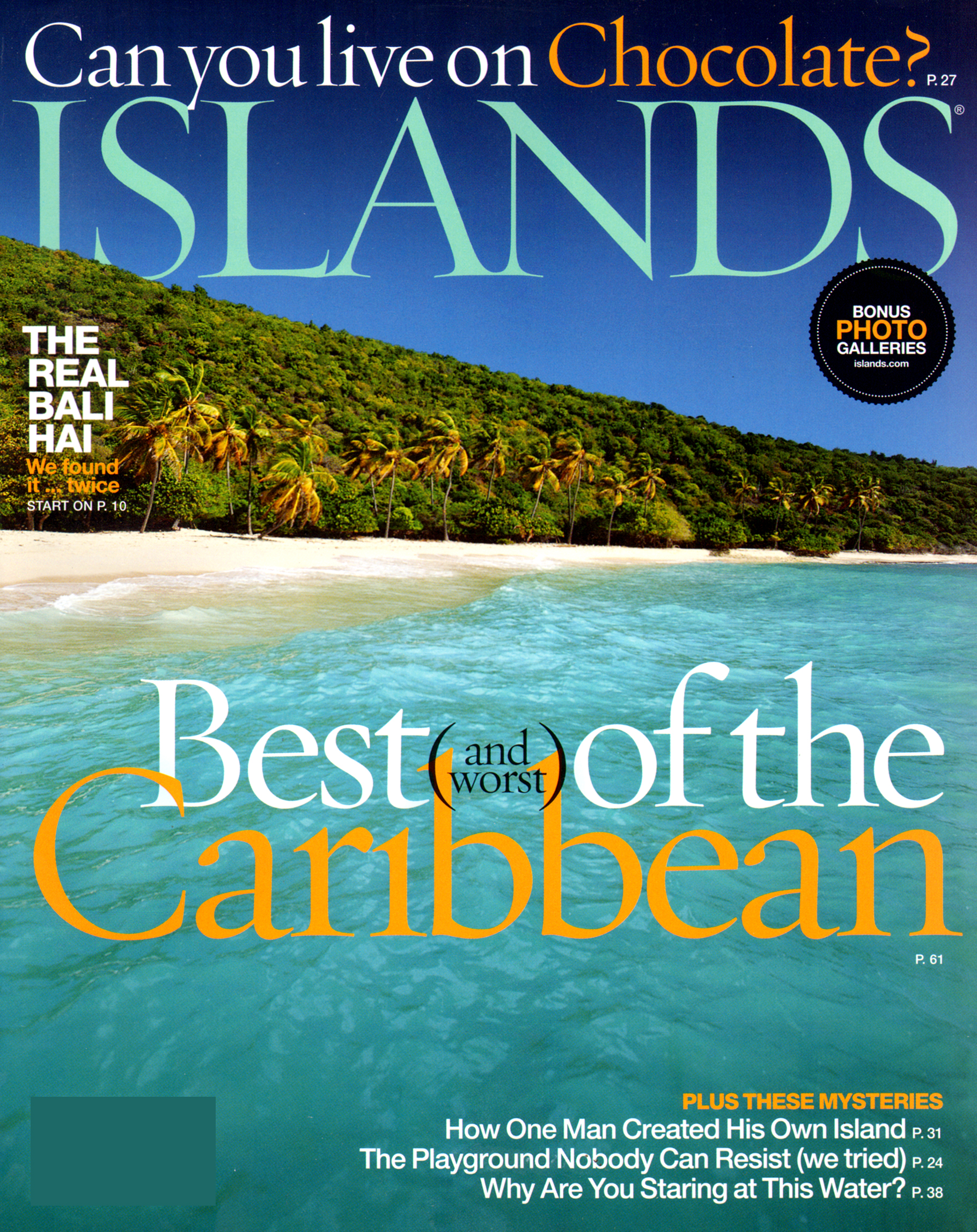 Islands November 01, 2012 Issue Cover