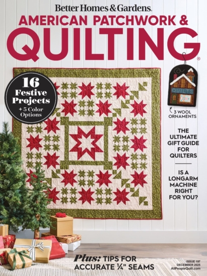 American Patchwork & Quilting December 01, 2025 Issue Cover
