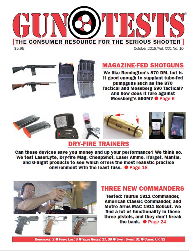Gun-Tests October 01, 2018 Issue Cover