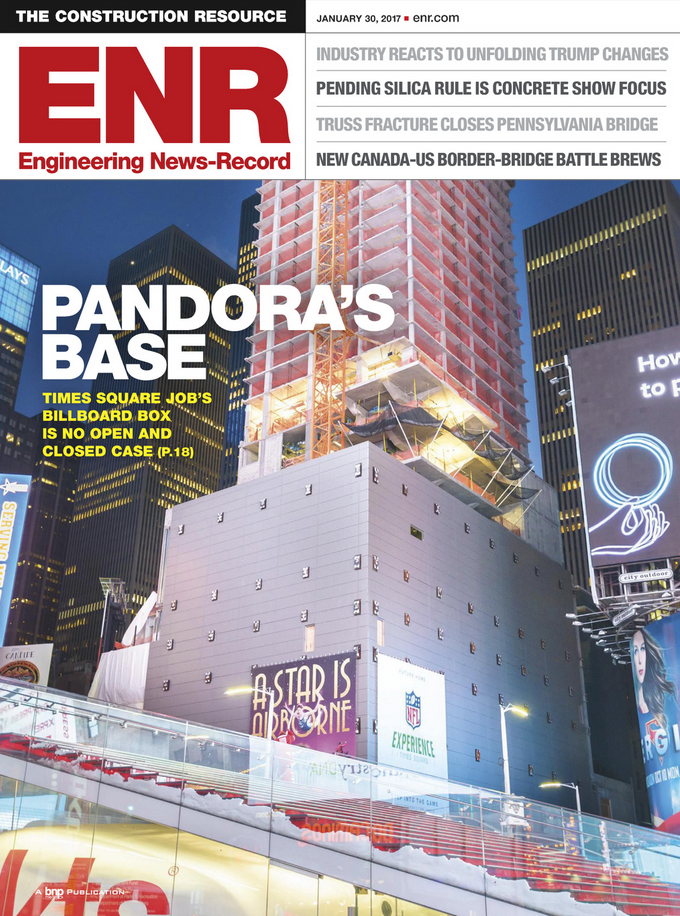 Engineering-News-Record January 30, 2017 Issue Cover