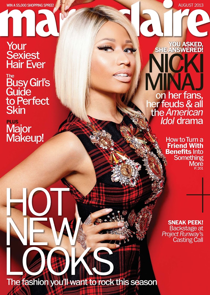 marie-claire August 01, 2013 Issue Cover