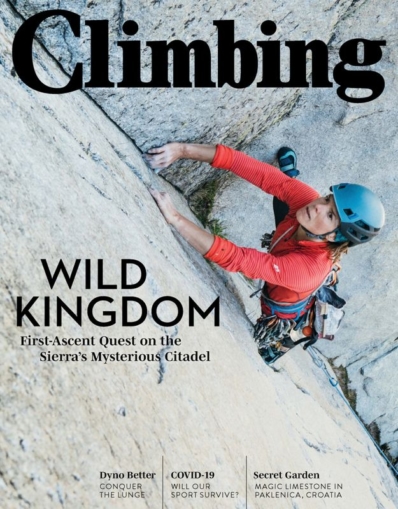 Climbing Magazine July 01, 2020 Issue Cover
