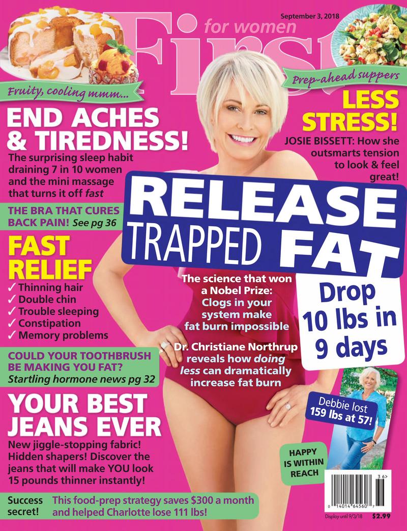 first-for-women September 03, 2018 Issue Cover