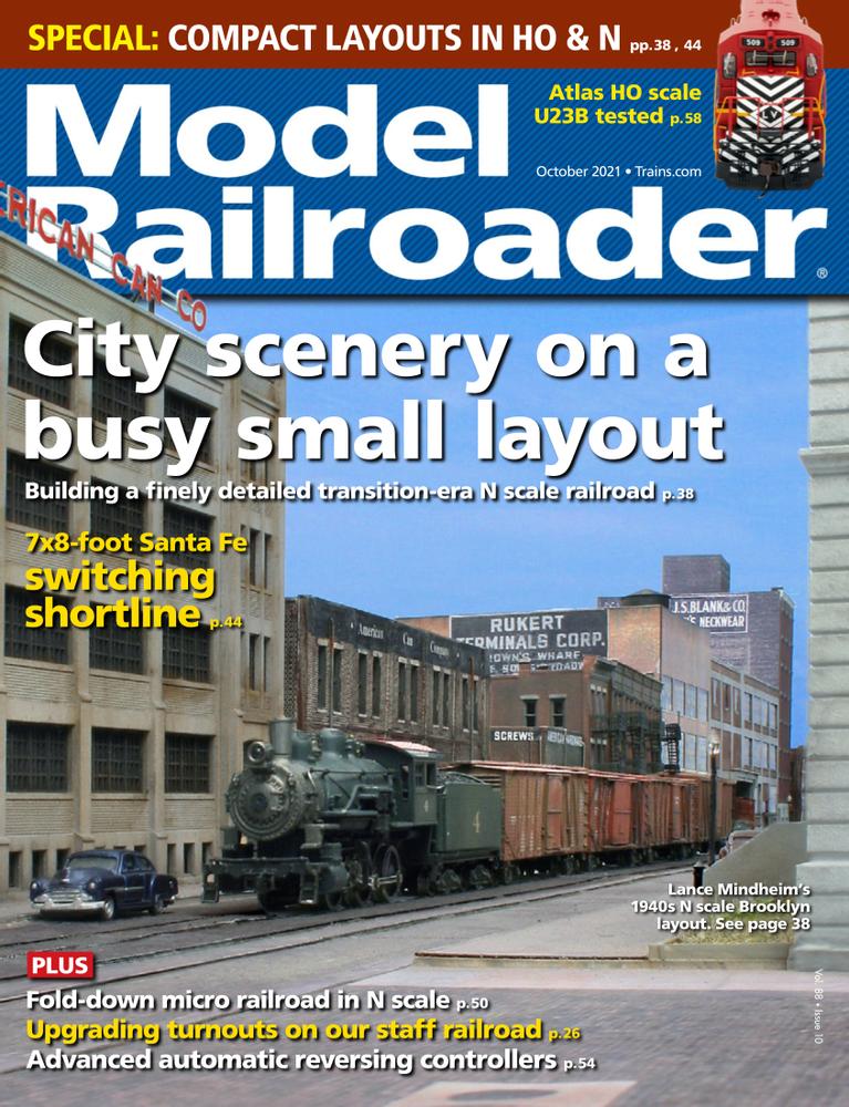 model-railroader October 01, 2021 Issue Cover