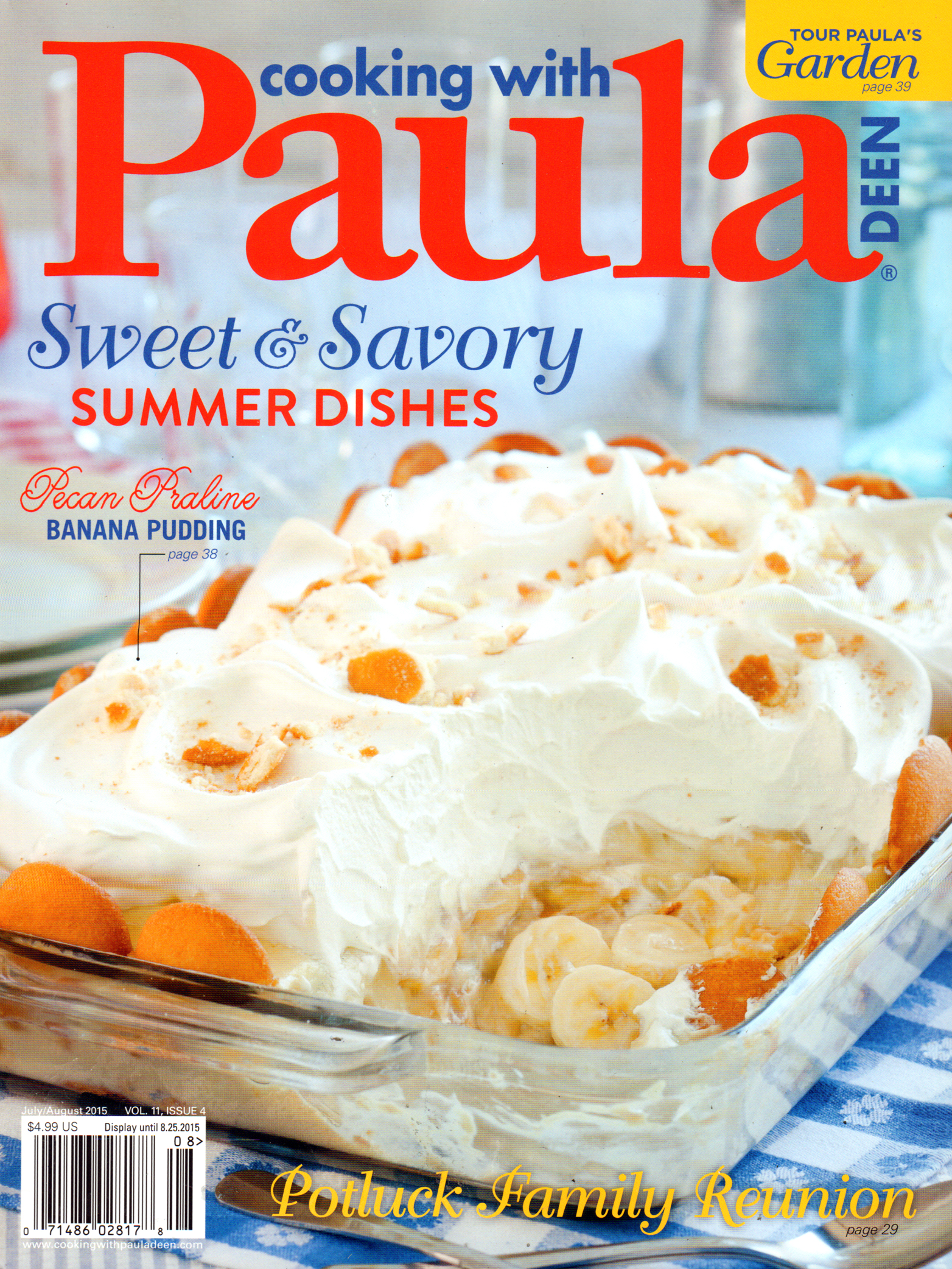Cooking-With-Paula-Deen July 01, 2015 Issue Cover