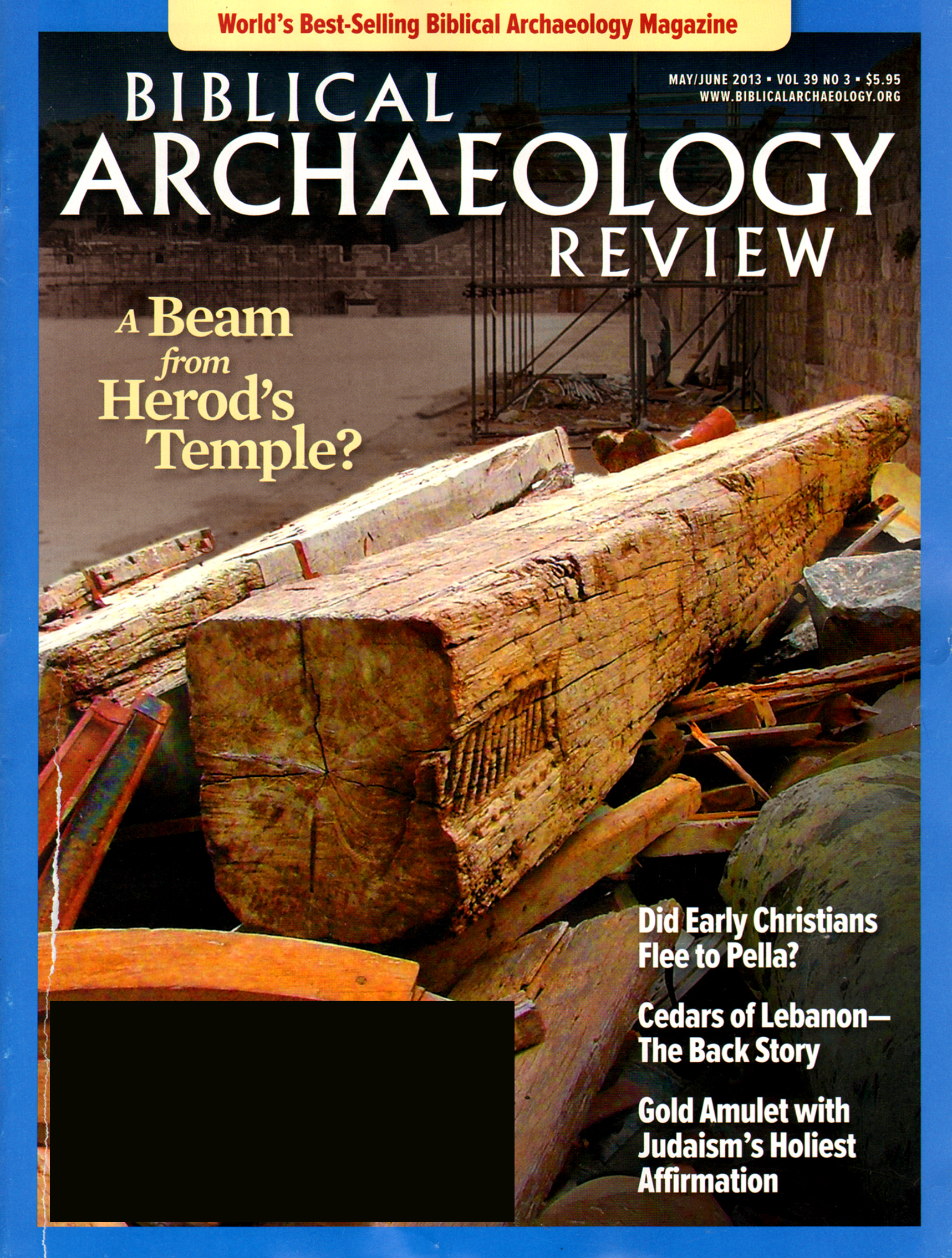 Biblical-Archaeology-Review May 01, 2013 Issue Cover