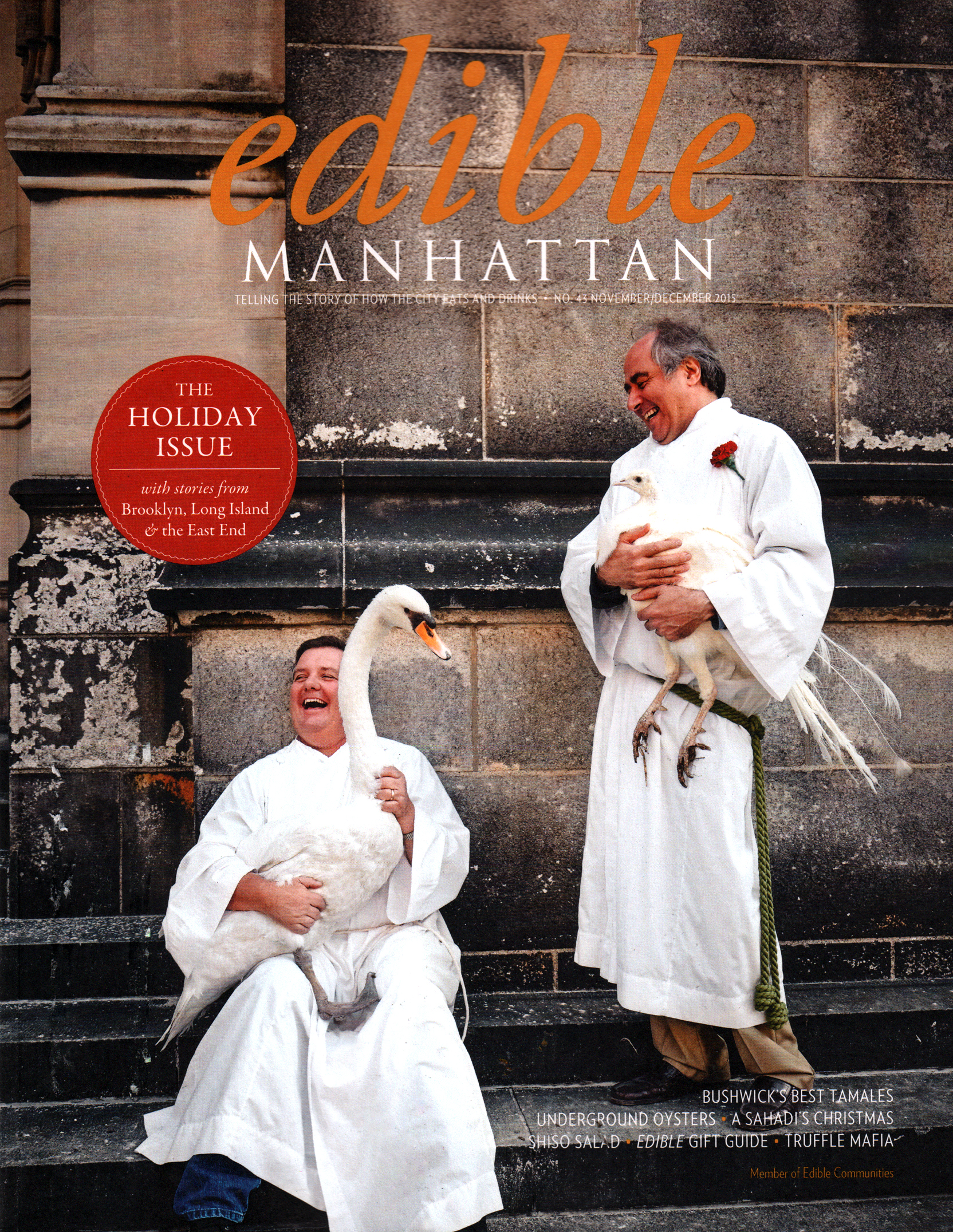 Edible-Manhattan November 01, 2015 Issue Cover