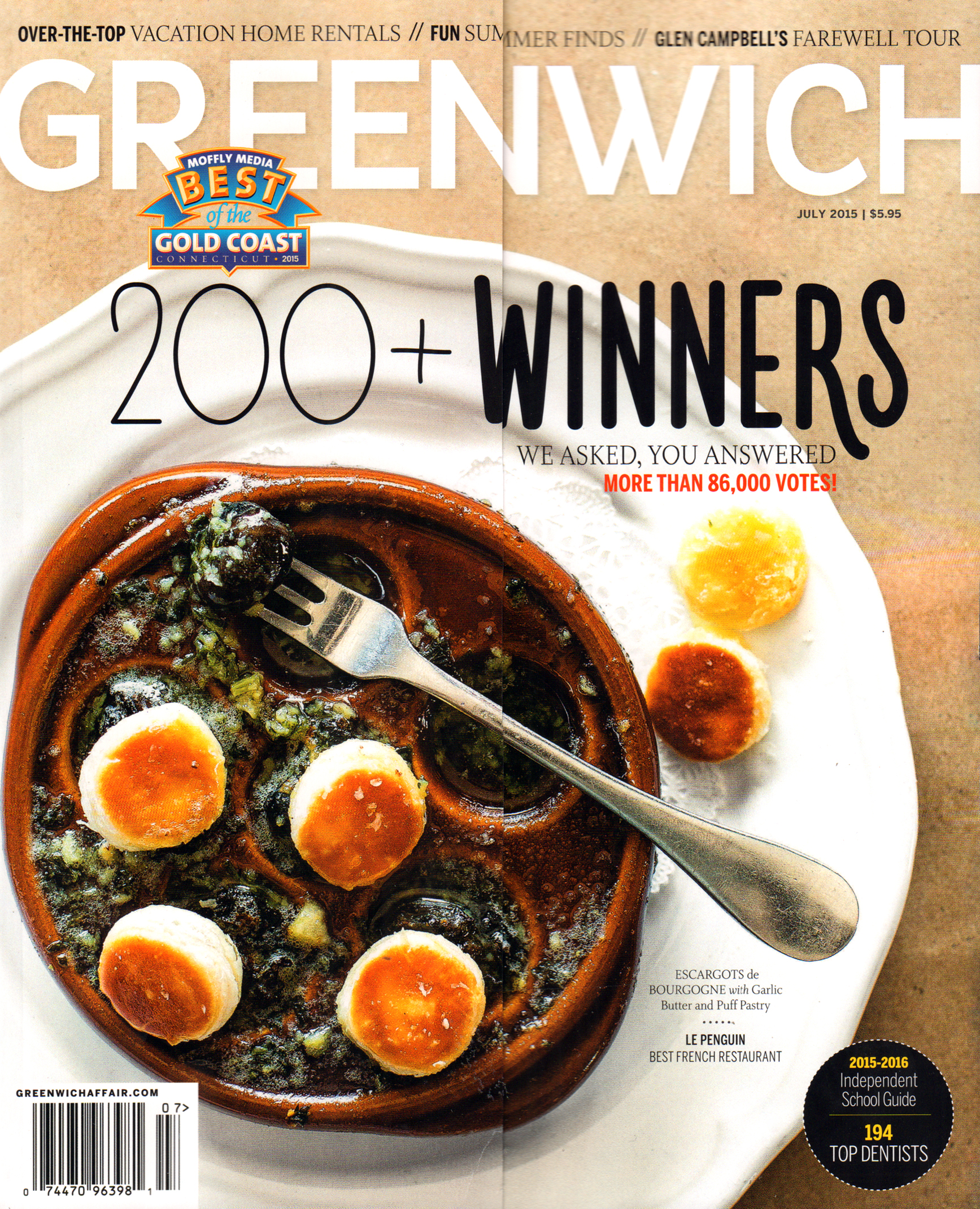 Greenwich July 01, 2015 Issue Cover
