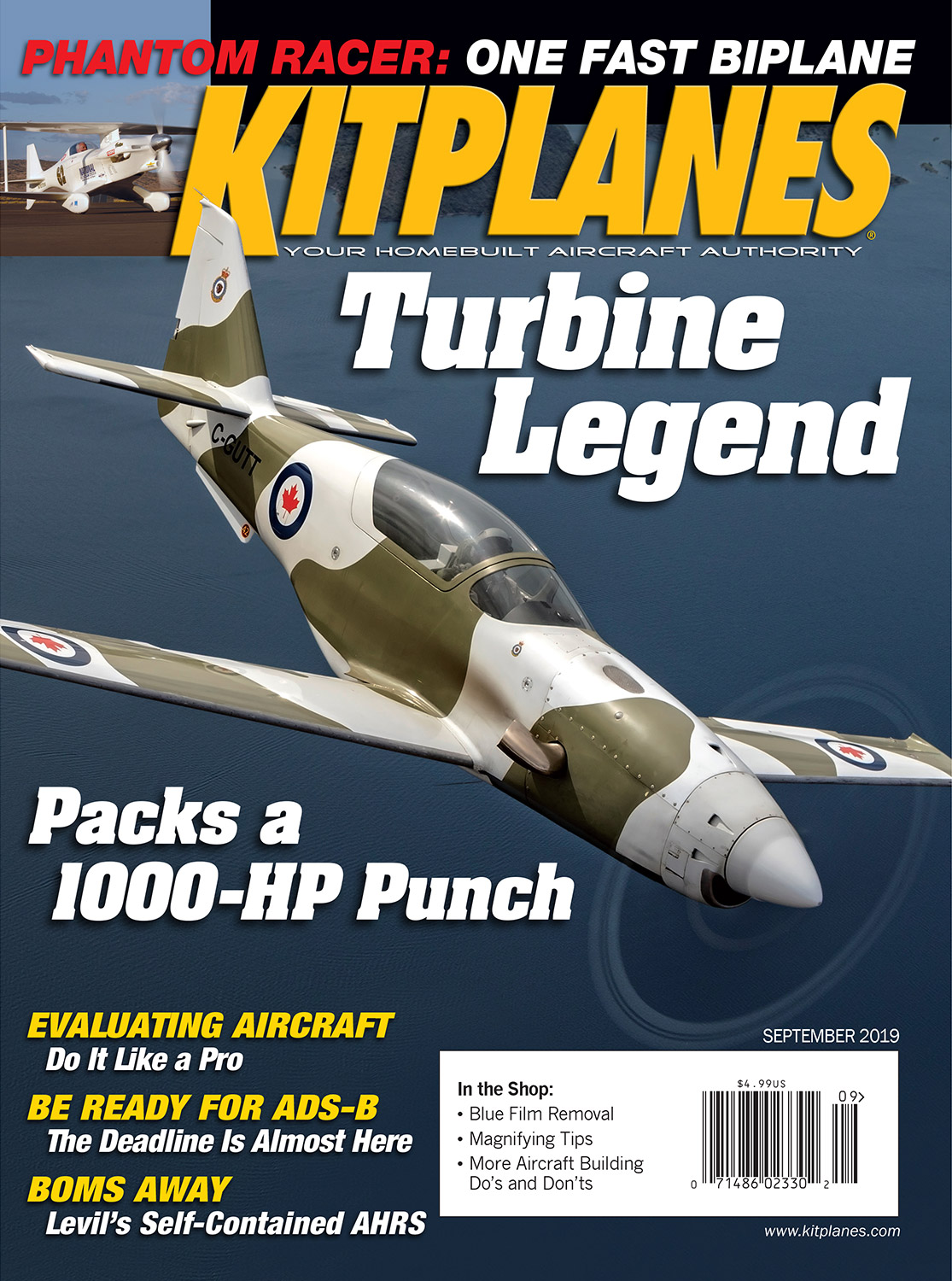 Kit-Planes September 01, 2019 Issue Cover
