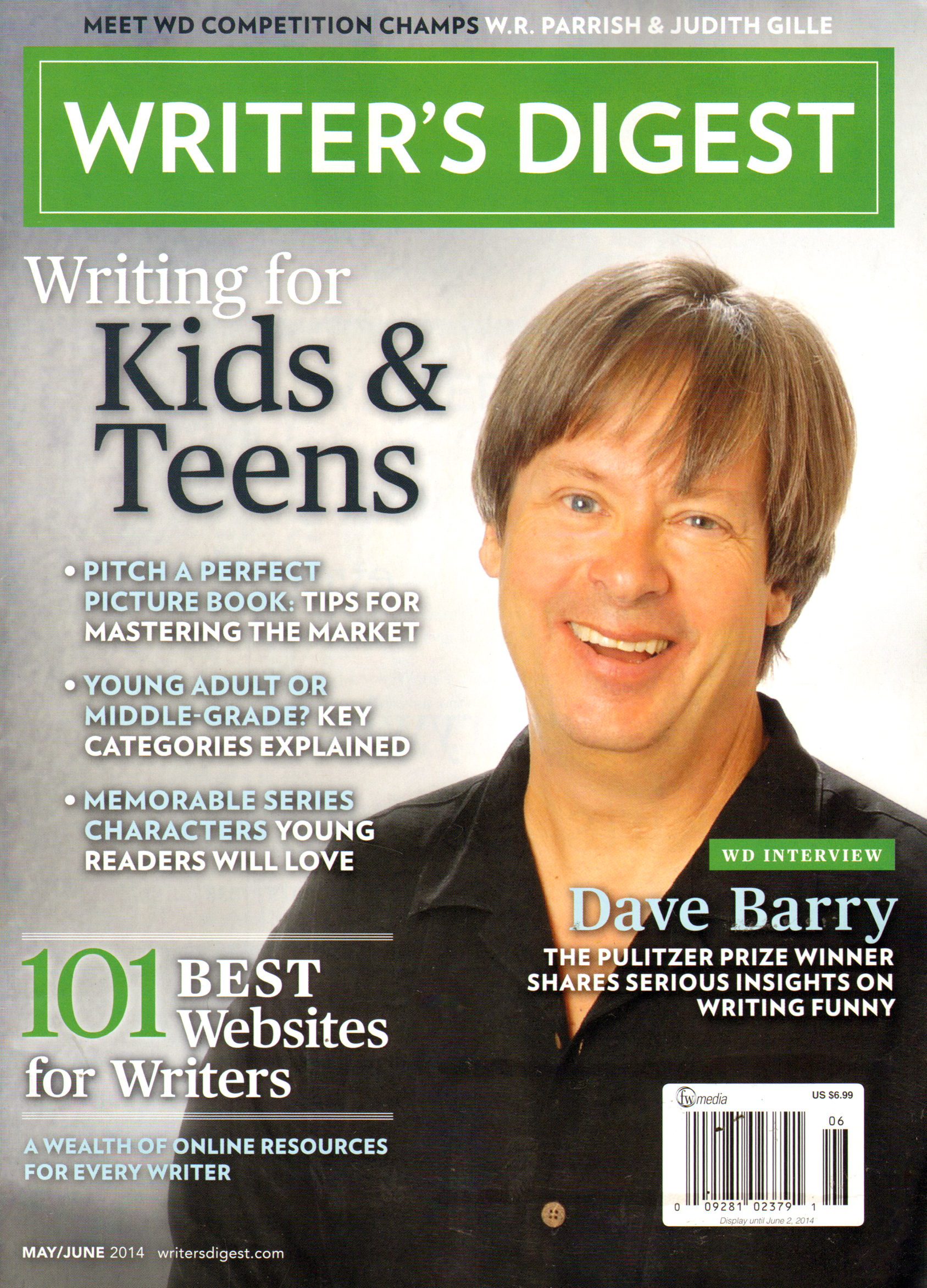 Writers-Digest May 01, 2014 Issue Cover