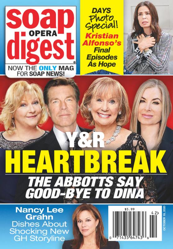 Soap-Opera-Digest October 19, 2020 Issue Cover
