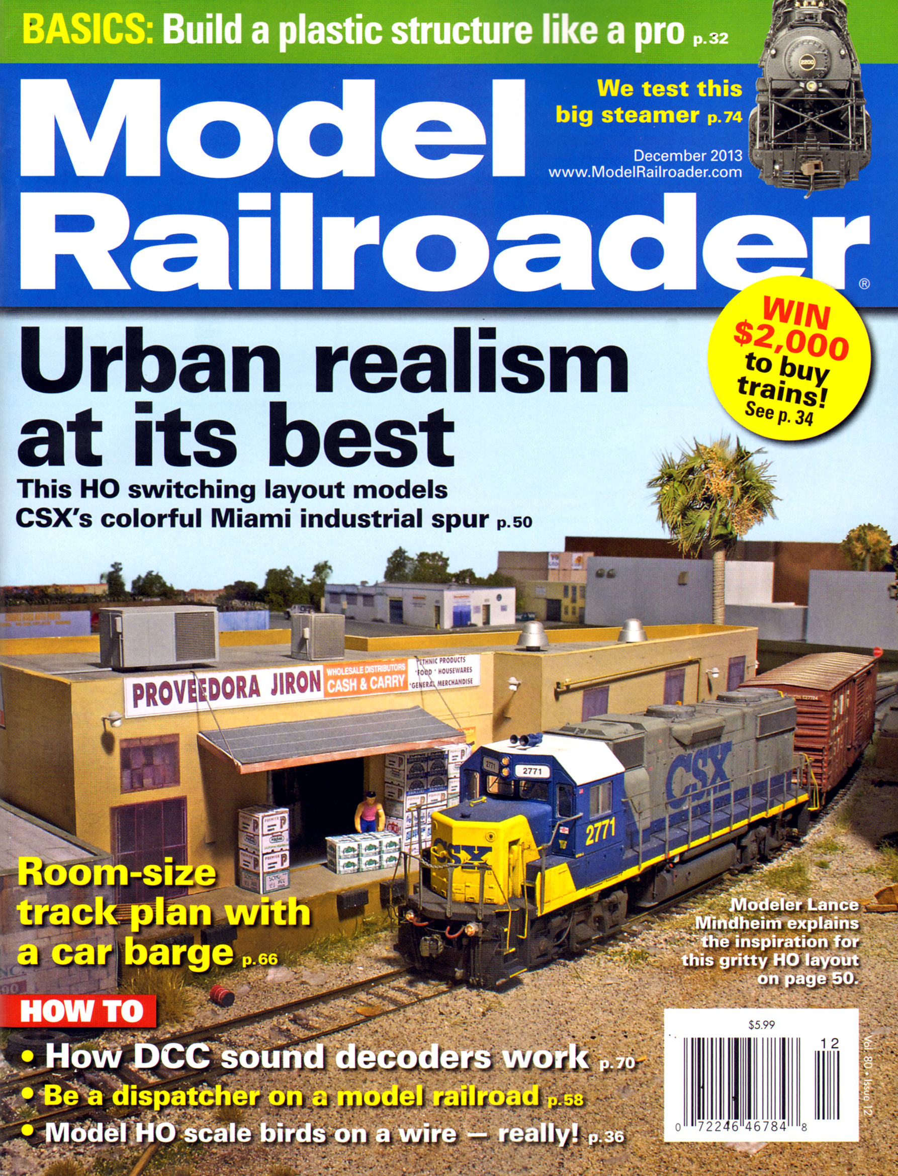 Model-Railroader December 01, 2013 Issue Cover