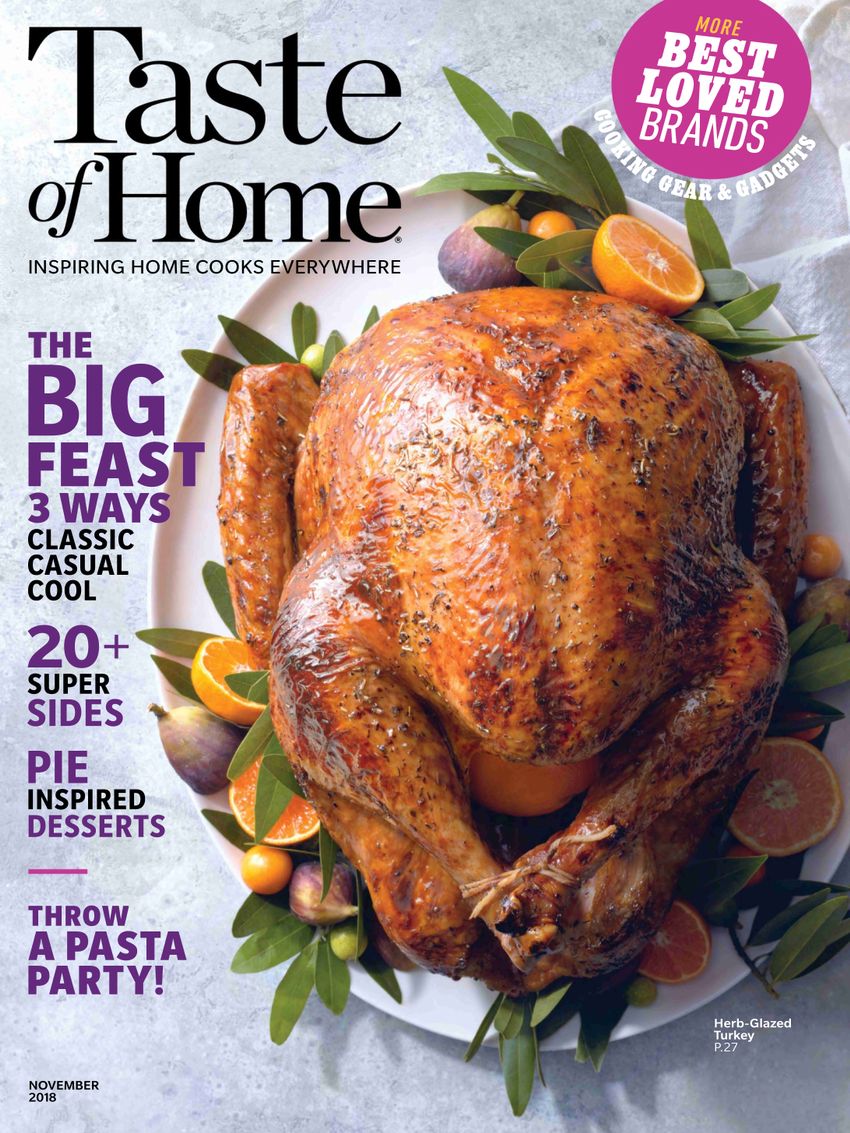 taste-of-home November 01, 2018 Issue Cover