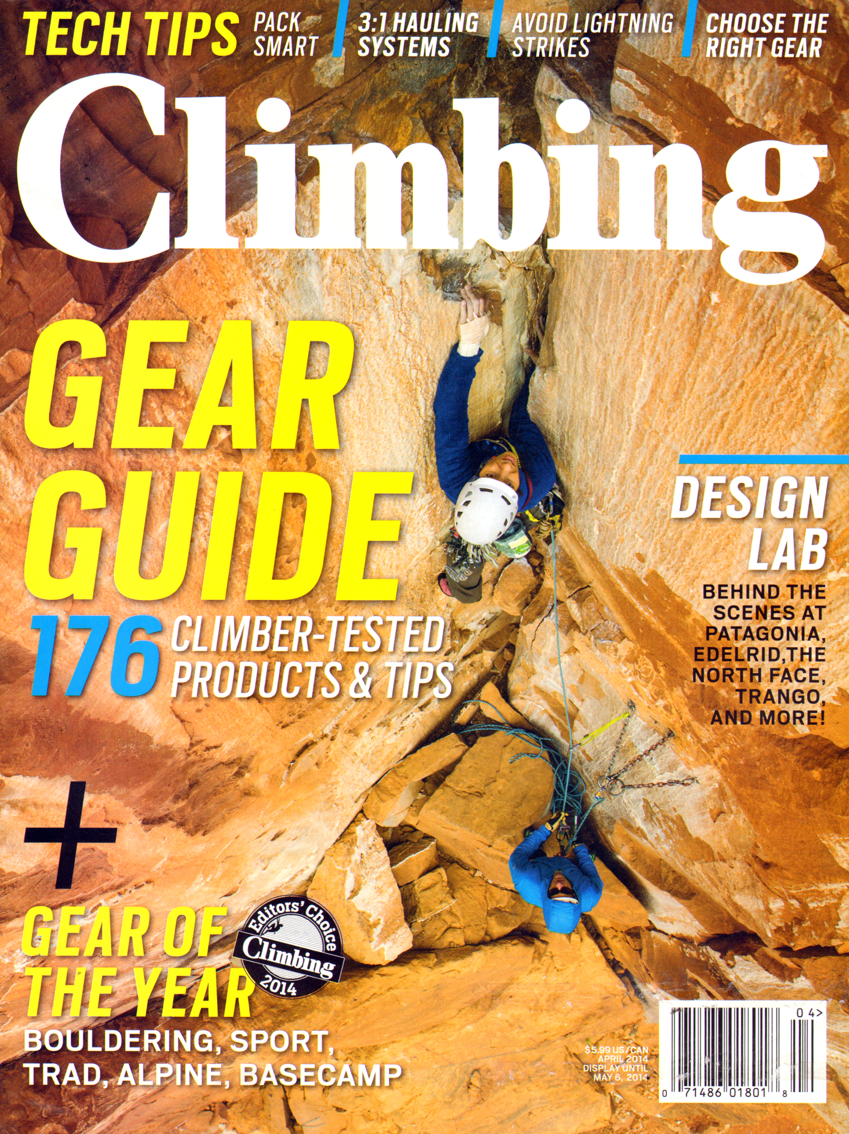 Climbing-Magazine April 01, 2014 Issue Cover