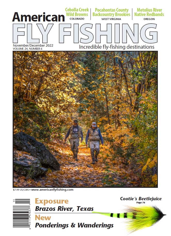American-Fly-Fishing November 01, 2022 Issue Cover