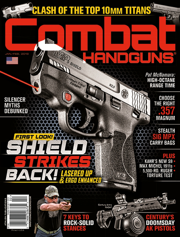 Combat-Handguns January 01, 2018 Issue Cover