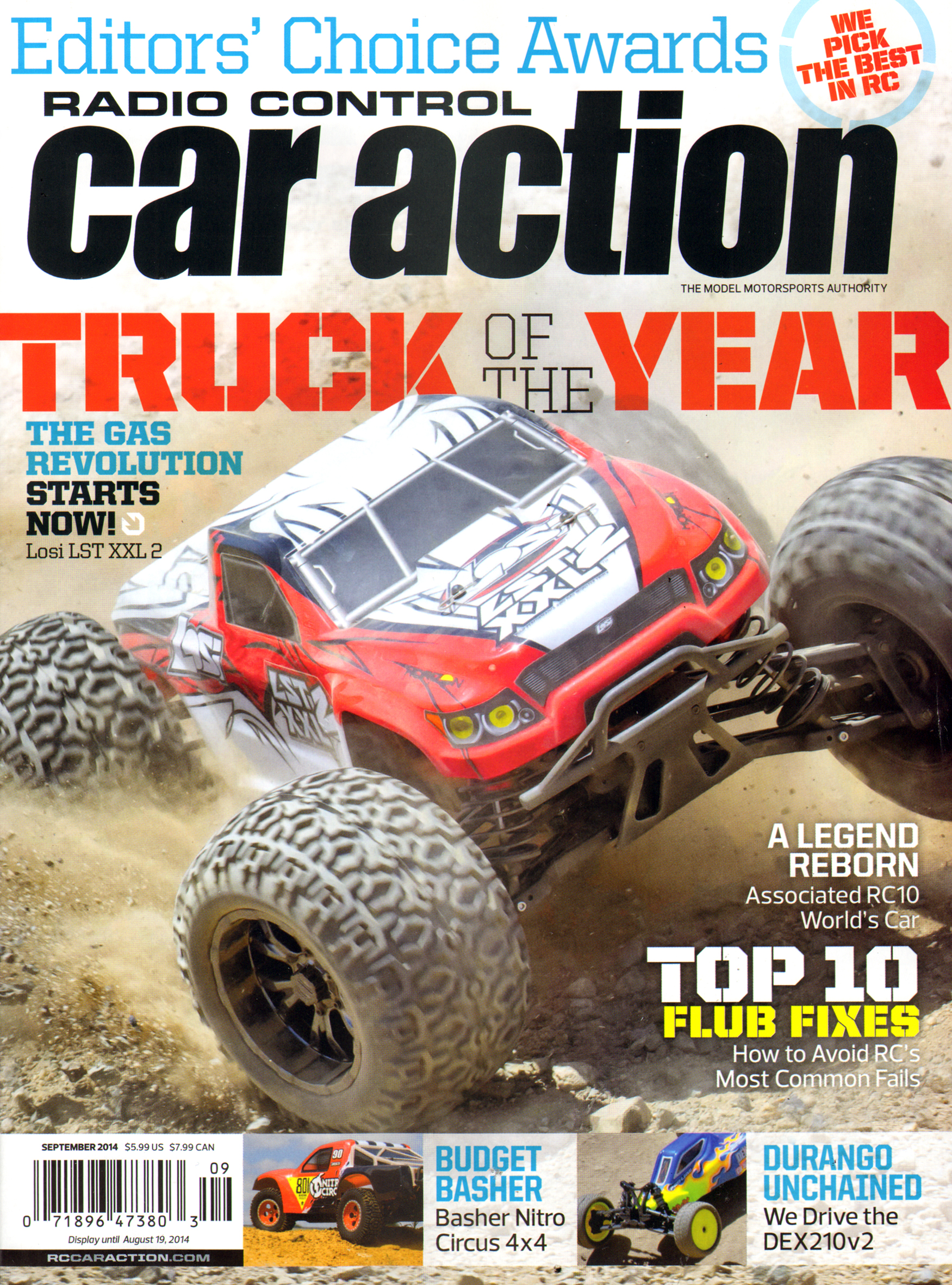 Radio-Control-Car-Action September 01, 2014 Issue Cover