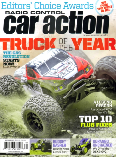 Radio Control Car Action September 01, 2014 Issue Cover