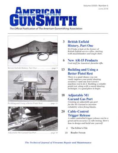 American Gunsmith June 01, 2018 Issue Cover