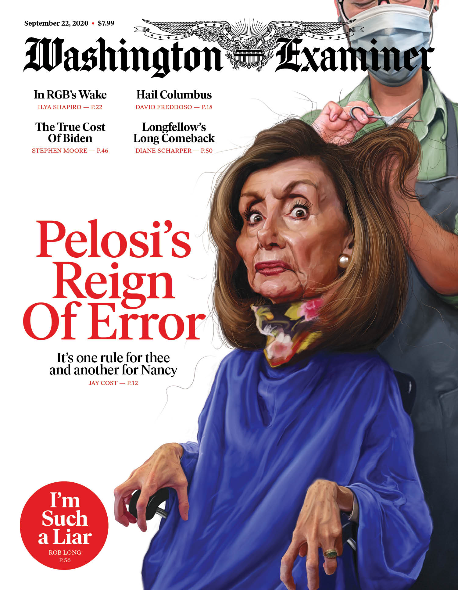 Washington-Examiner September 22, 2020 Issue Cover