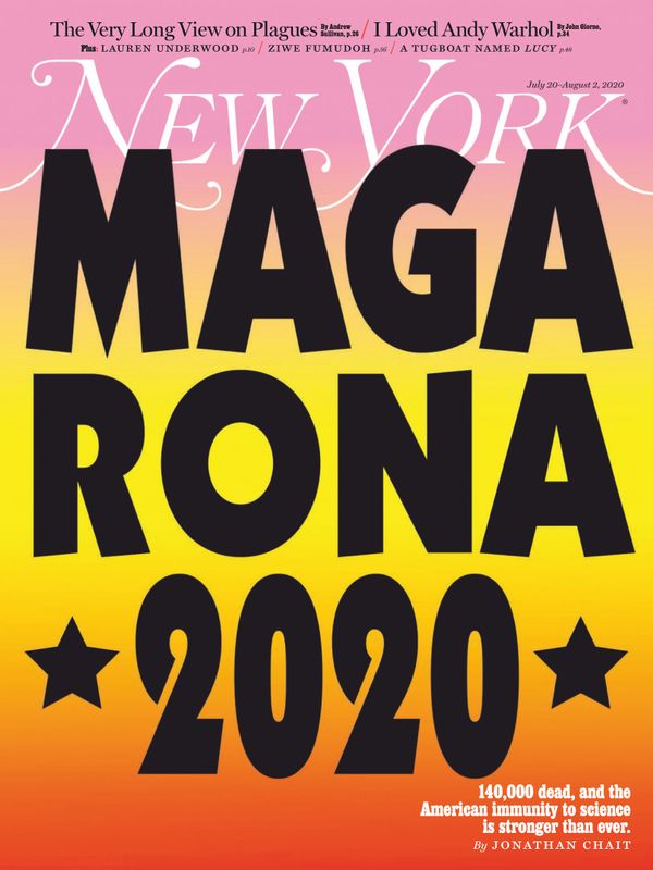 New-York-Magazine July 20, 2020 Issue Cover