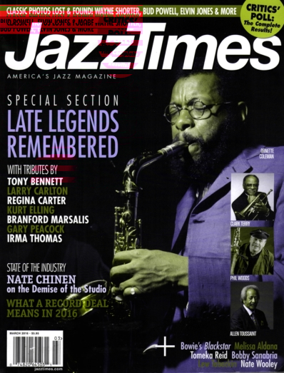 JazzTimes March 01, 2016 Issue Cover
