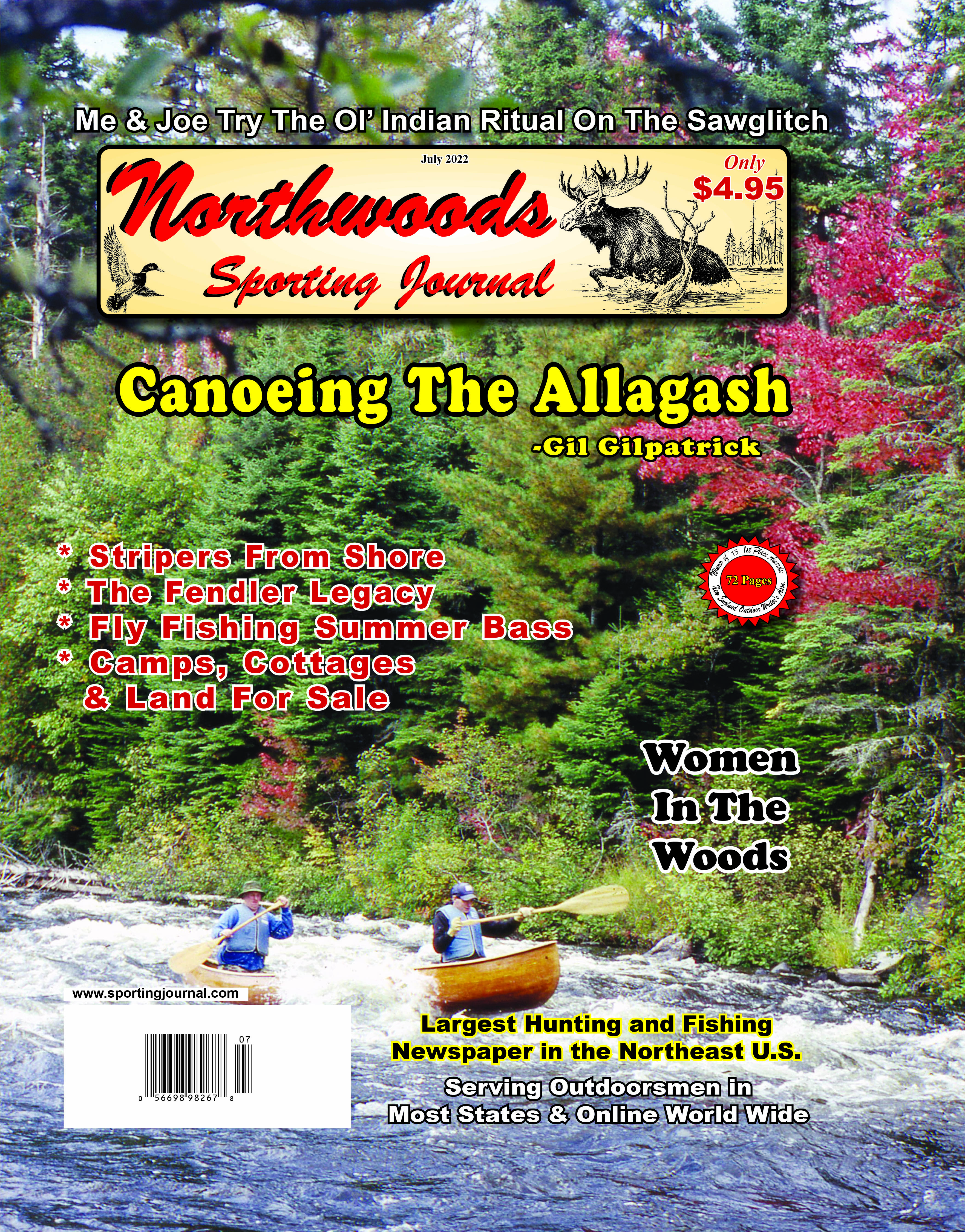 Northwoods-Sporting-Journal July 01, 2022 Issue Cover