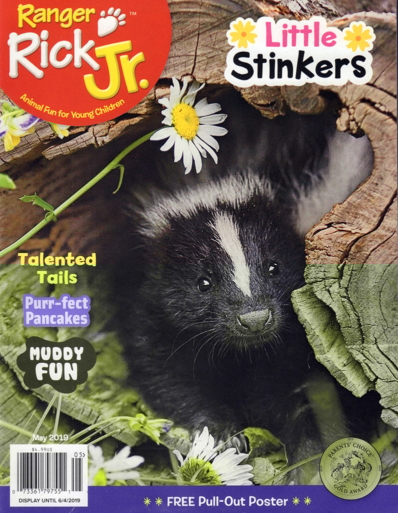 Ranger Rick Jr. May 01, 2019 Issue Cover