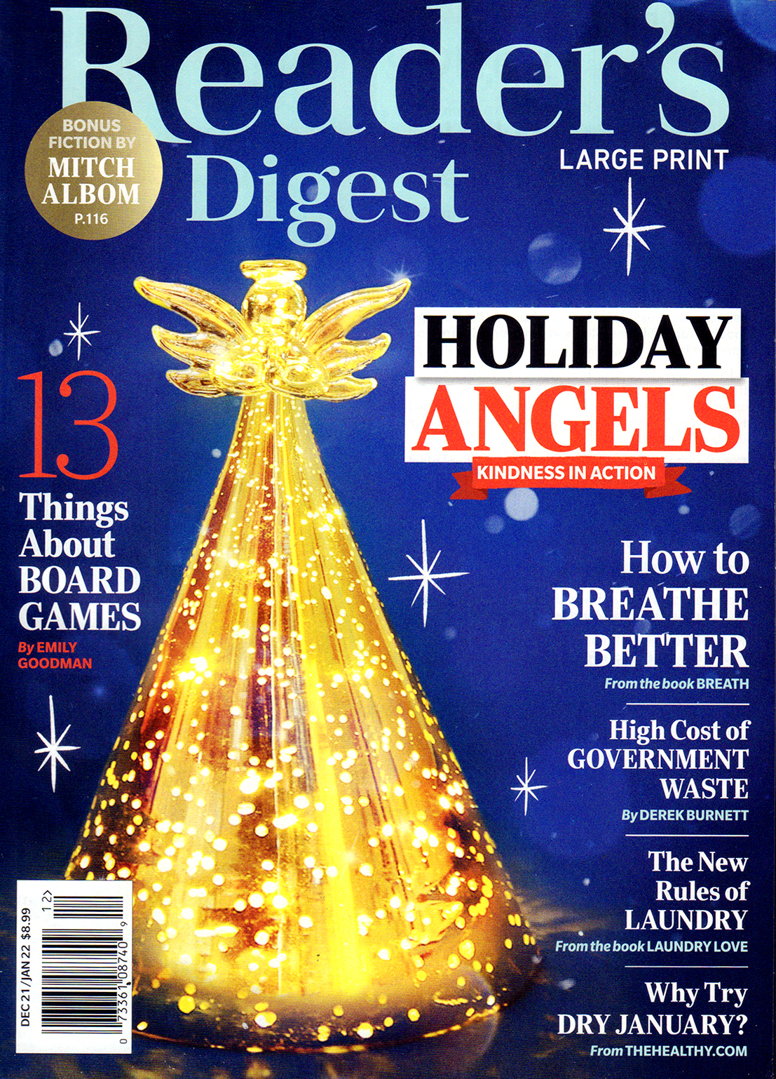 Readers-Digest---Large-Print-Edition December 01, 2021 Issue Cover
