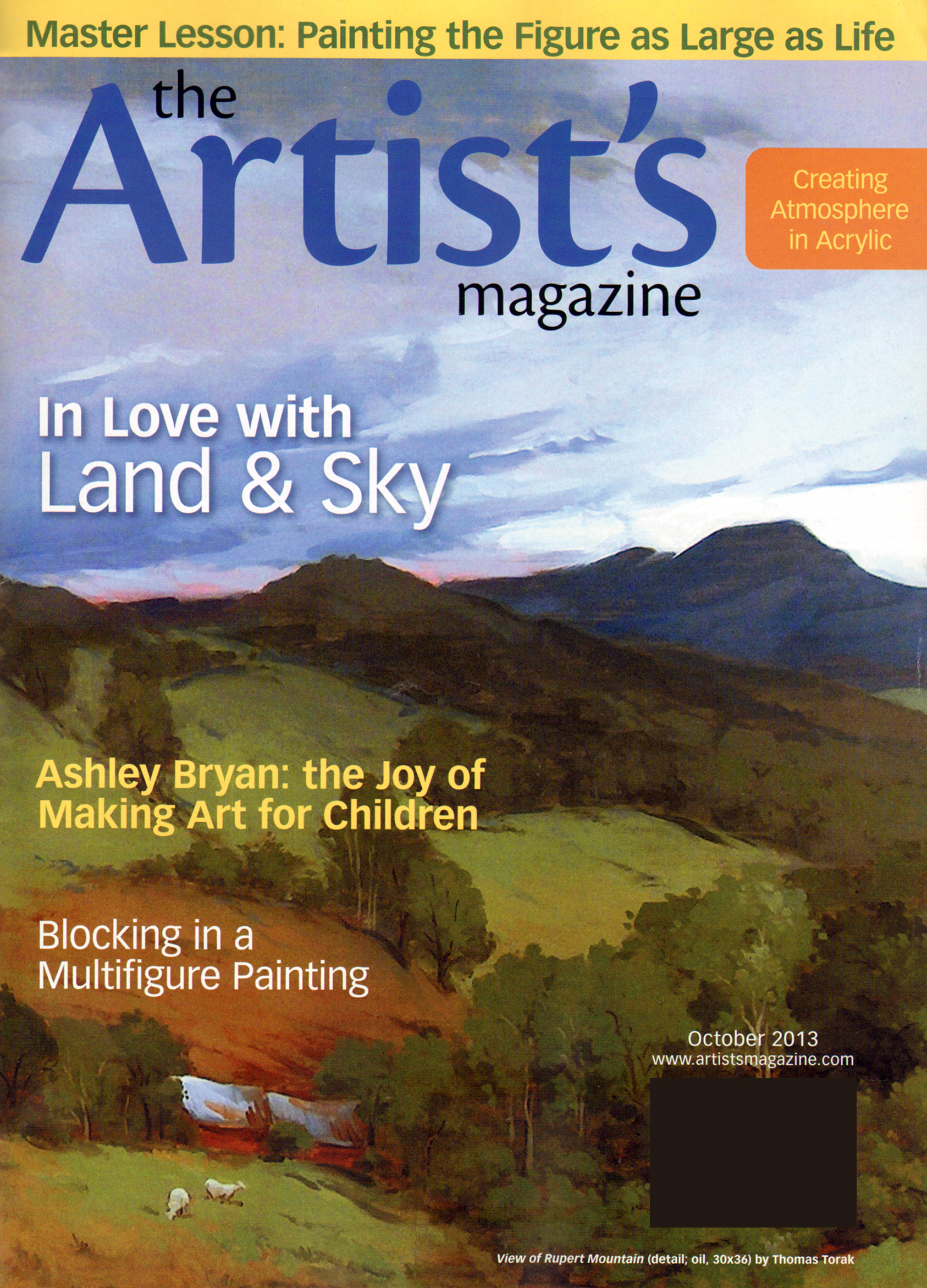 Artists October 01, 2013 Issue Cover