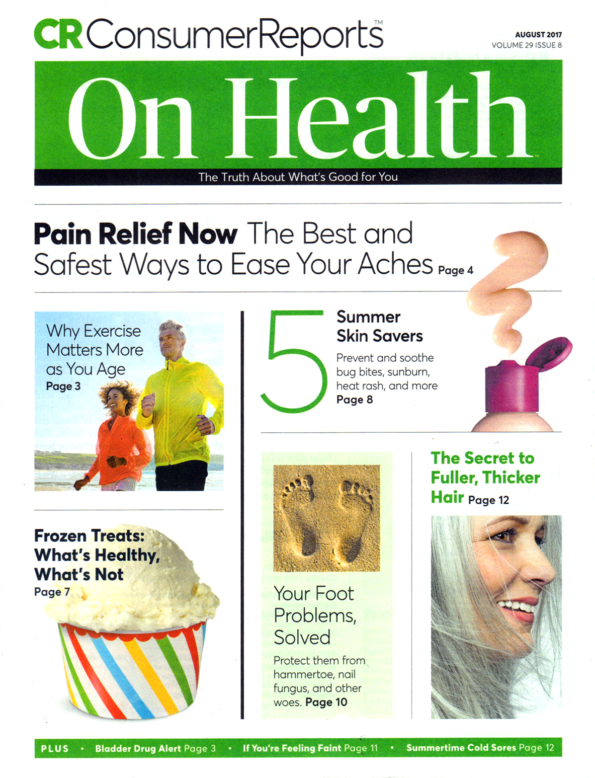 Consumer-Reports-On-Health August 01, 2017 Issue Cover