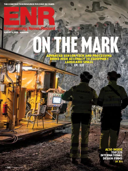 Engineering-News-Record August 11, 2025 Issue Cover