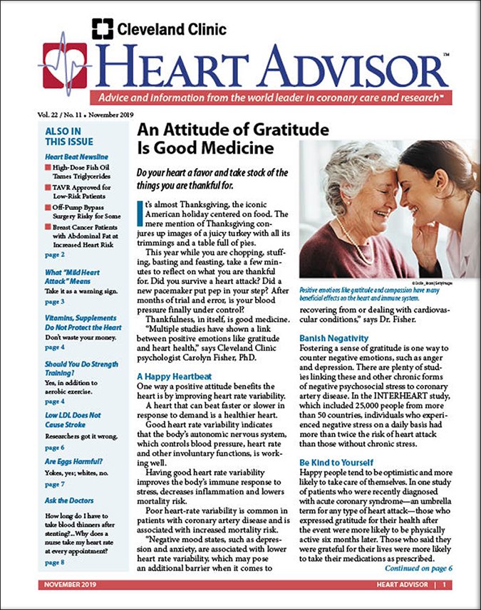 Heart-Advisor November 01, 2019 Issue Cover