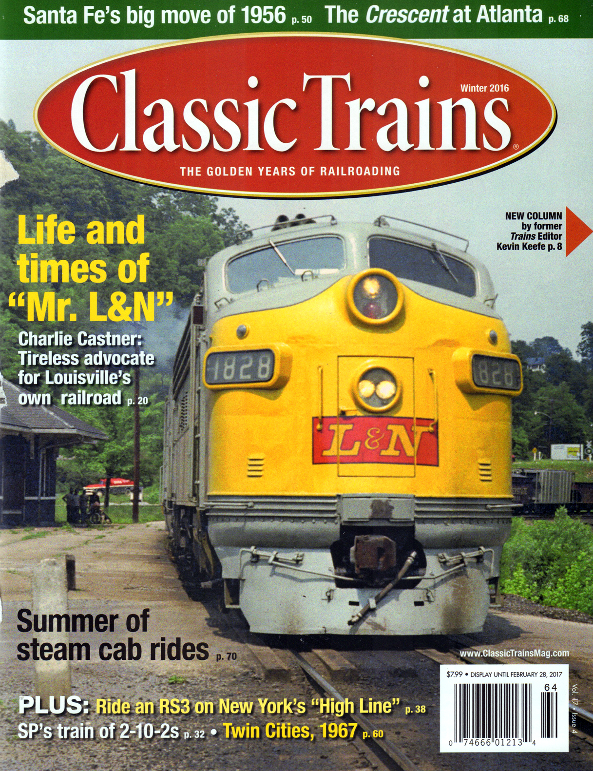 Classic-Trains December 01, 2016 Issue Cover