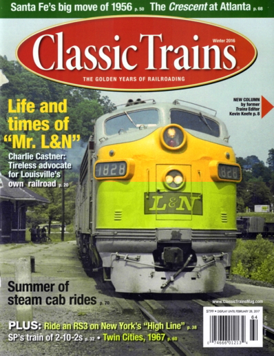 Classic Trains December 01, 2016 Issue Cover
