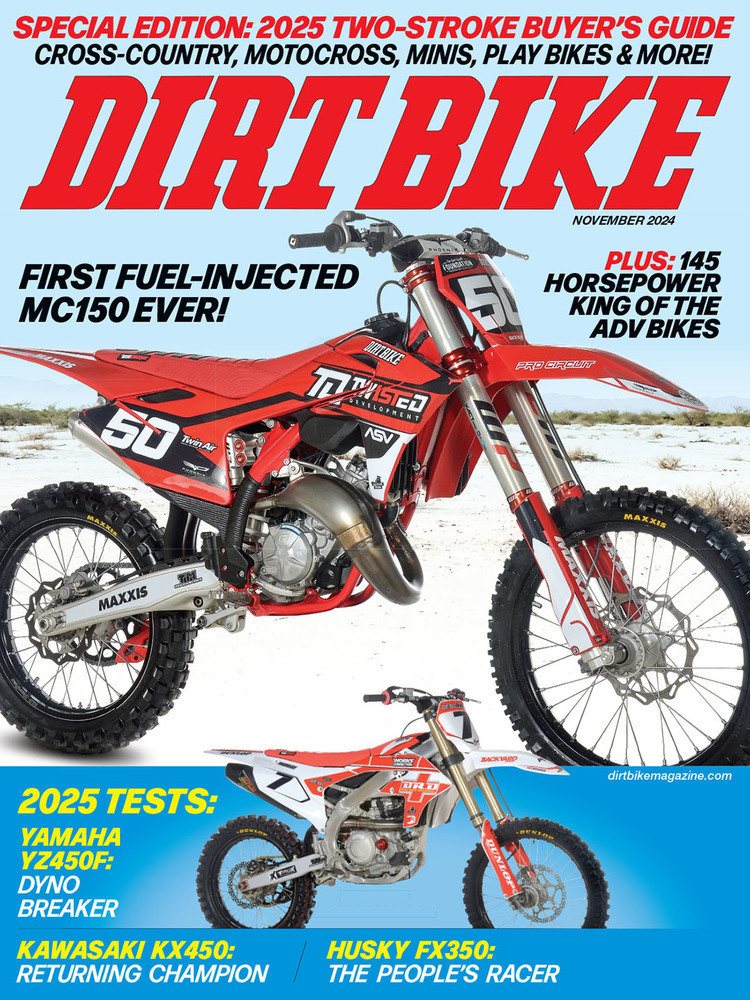 Dirt-Bike November 01, 2024 Issue Cover