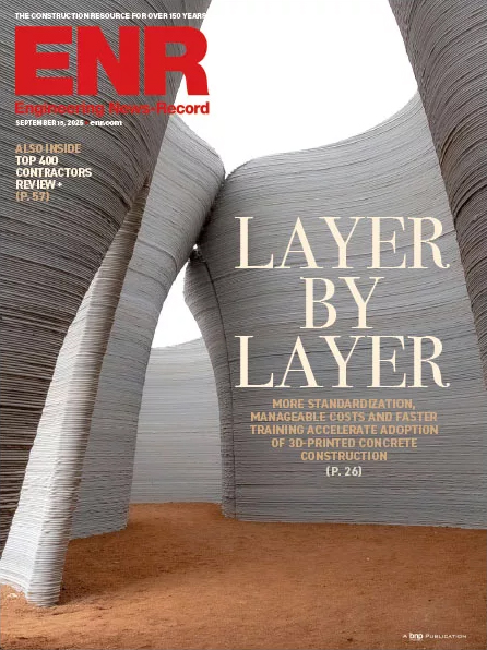 Engineering-News-Record September 15, 2025 Issue Cover