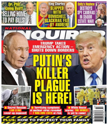 National Enquirer October 26, 2026 Issue Cover
