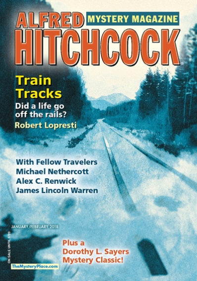 Alfred Hitchcock Mystery Magazine January 01, 2018 Issue Cover