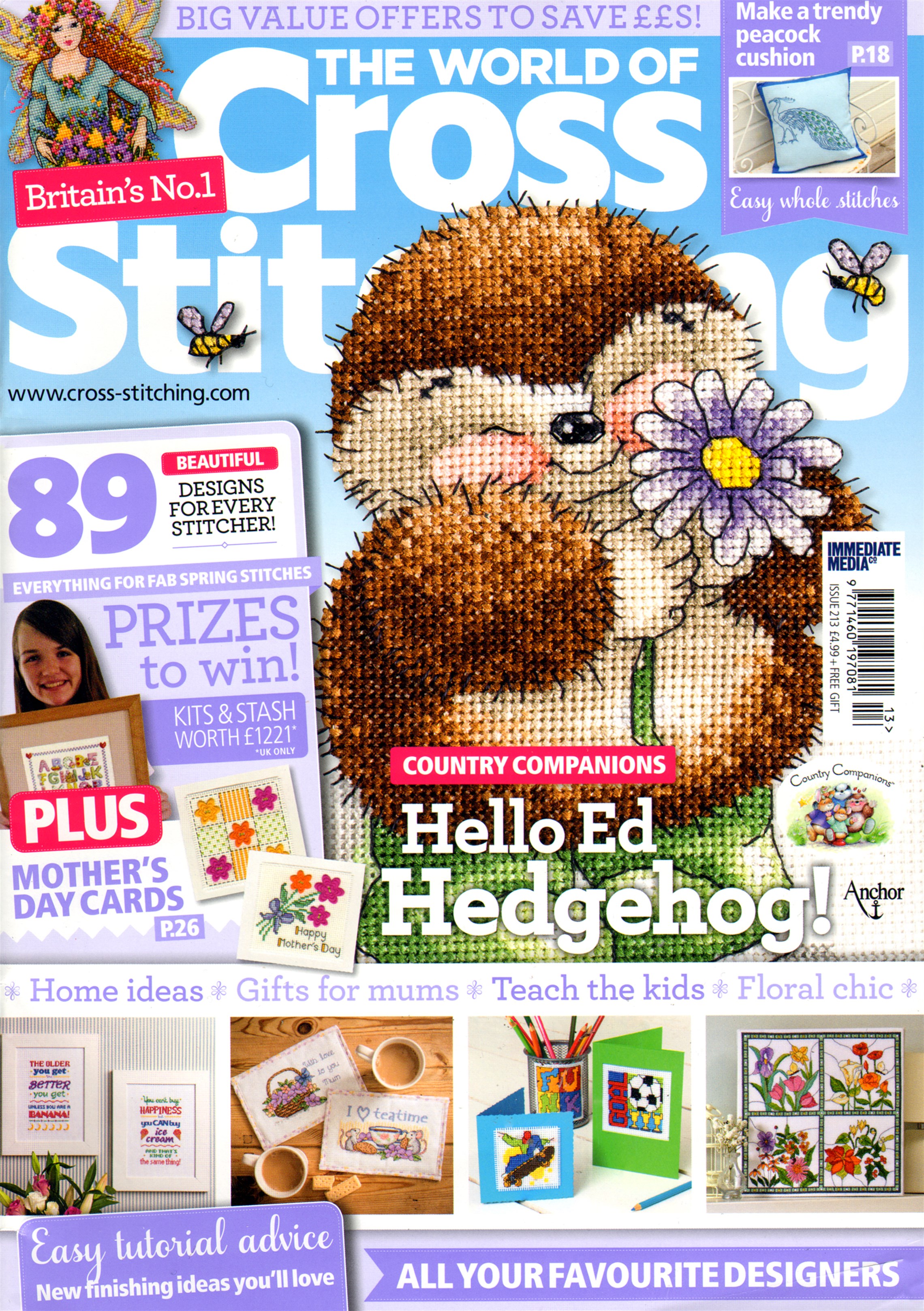 The-World-of-Cross-Stitching March 01, 2014 Issue Cover