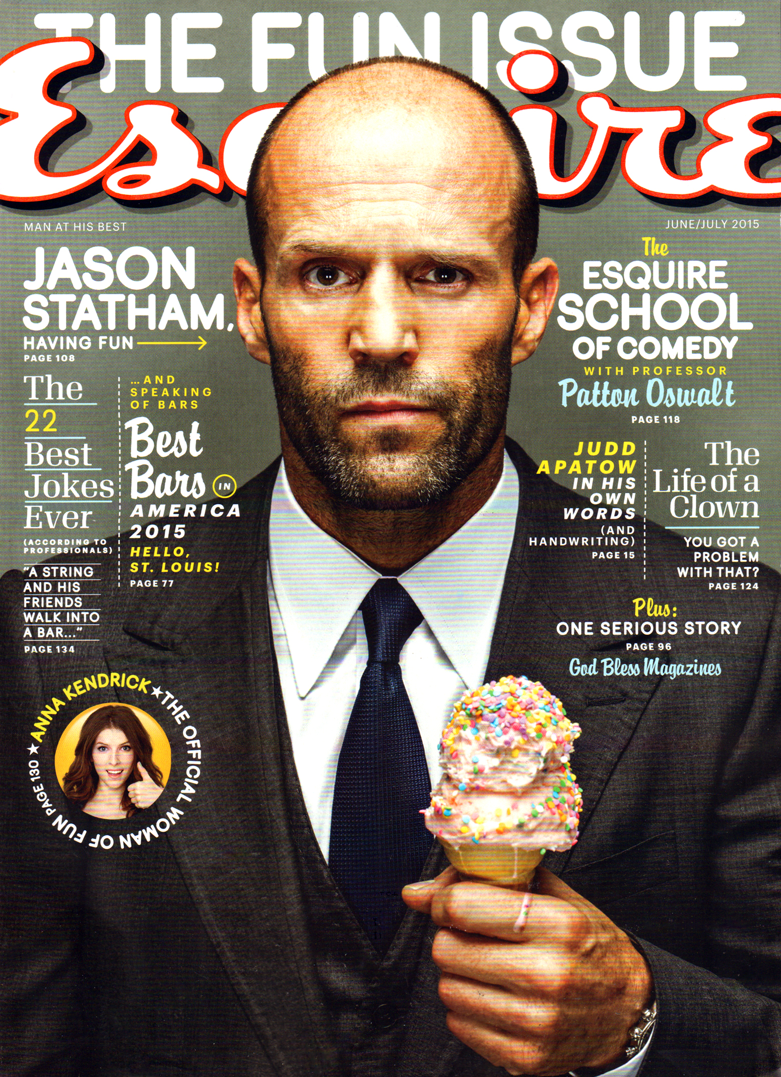 Esquire June 01, 2015 Issue Cover