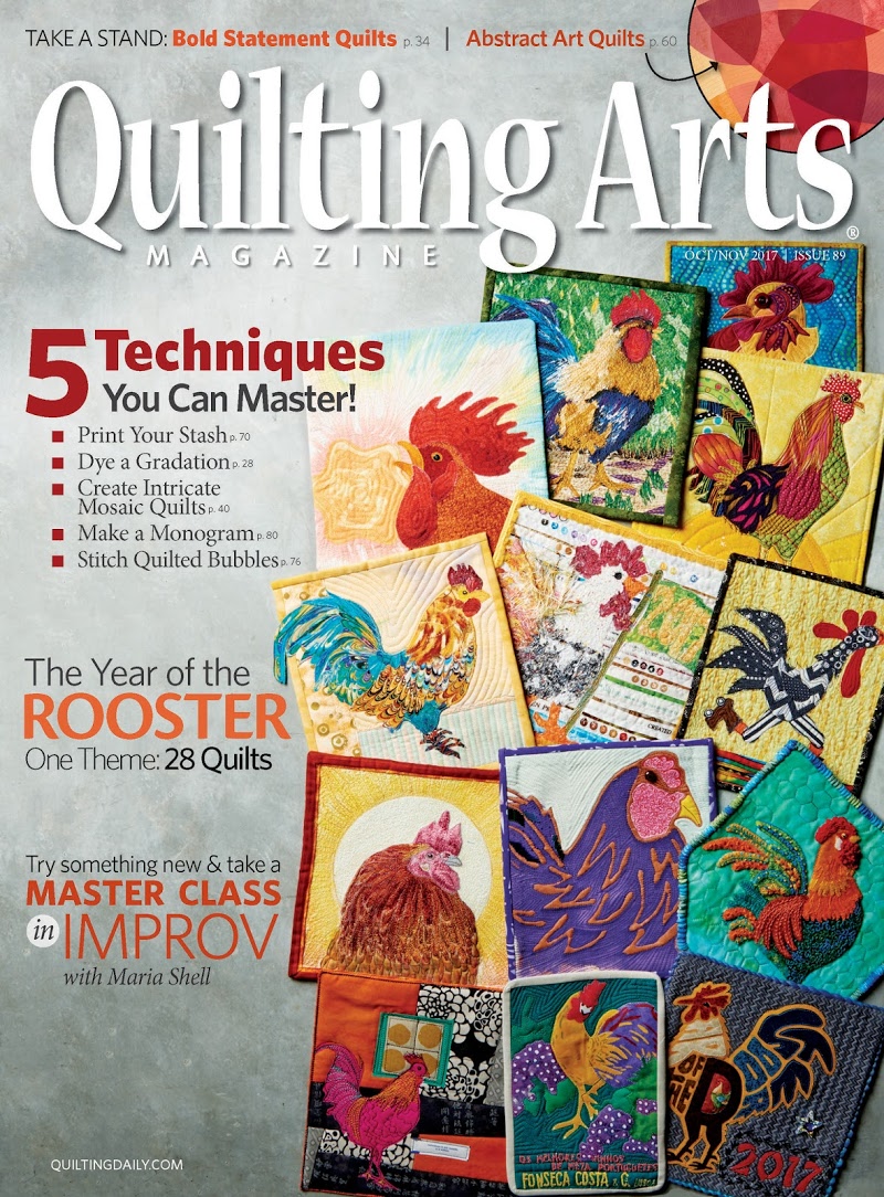 Quilting-Arts October 01, 2017 Issue Cover