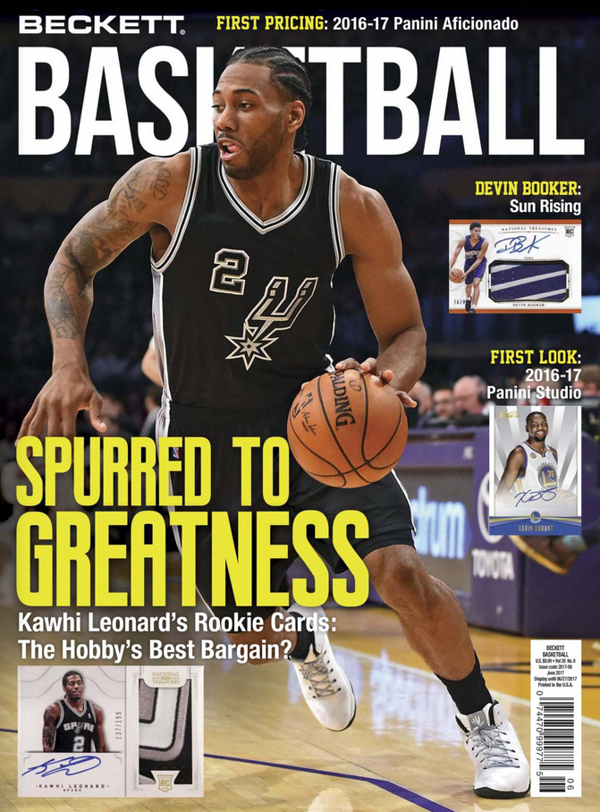 Beckett-Basketball June 01, 2017 Issue Cover