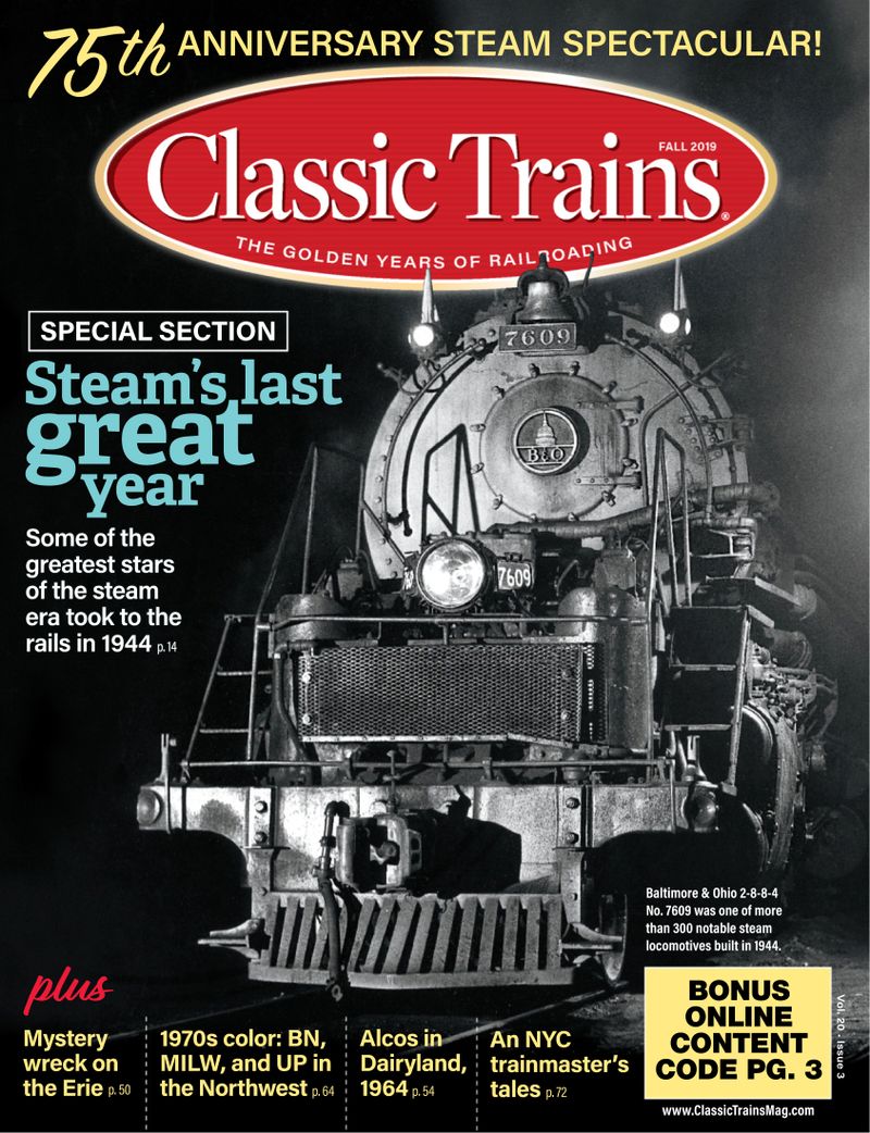 Classic-Trains September 01, 2019 Issue Cover
